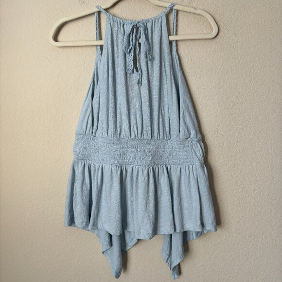 By Anthropologie Flirty V-Neck Asymmetrical Peasant Boho - Picture 9 of 15